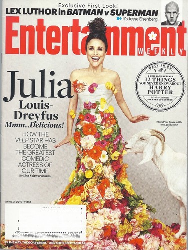Julia Louis Dreyfus Entertainment Weekly Apr 2015 Furious 7 Dawn of Justice