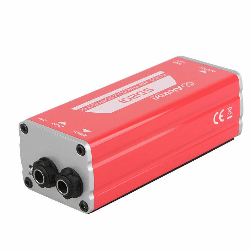 Active Direct Box DI Box for Bass, Keyboards,Acoustic Guitar 48V