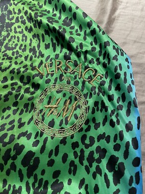 Versace H&M Velvet Bomber Jacket Size Small (NEVER WORN) PERFECT