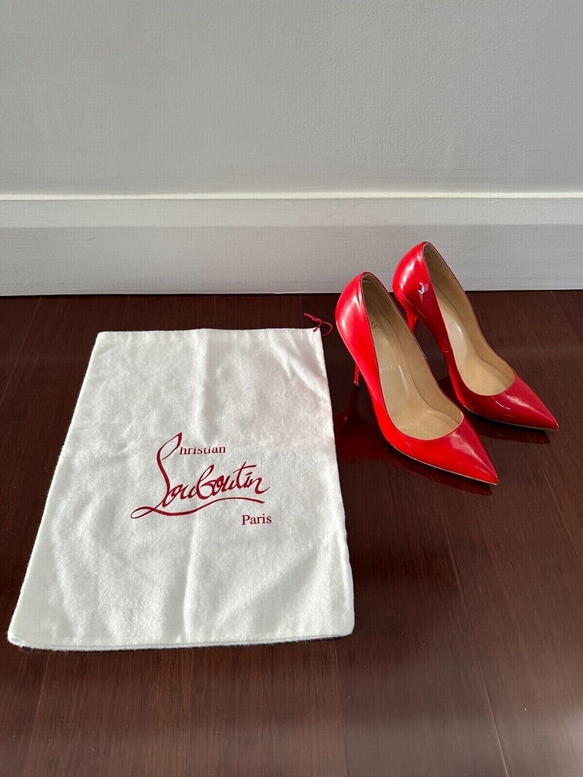 Christian Louboutin, Kate 100 black patent pumps