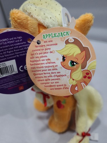 My Little Pony AppleJack 6.5" Plush With Tag - Picture 4 of 5