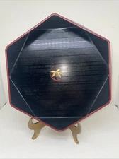 Hexagonal Echizen Lacquer Tray 8”