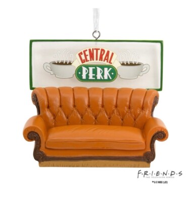 Hallmark FRIENDS Central Perk Cafe Couch Ornament - NWT