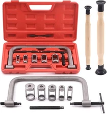 12 Pcs Valve Spring Compressor Valve Lapper Set Auto Compression C-Clamp Tool