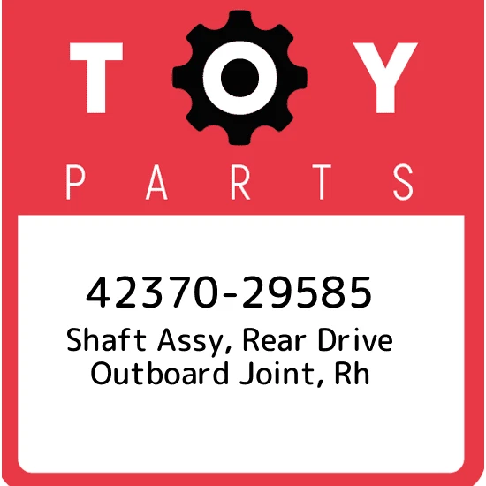 42370-29585 Toyota Shaft assy, rear drive outboard joint, rh 