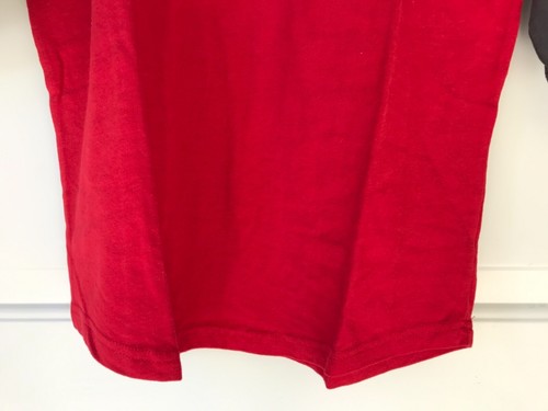 NWT Boys GAP Red Gray Flying Skull Graphic Raglan 3/4 Sleeve Tee Shirt Sz L,10 - Picture 5 of 12