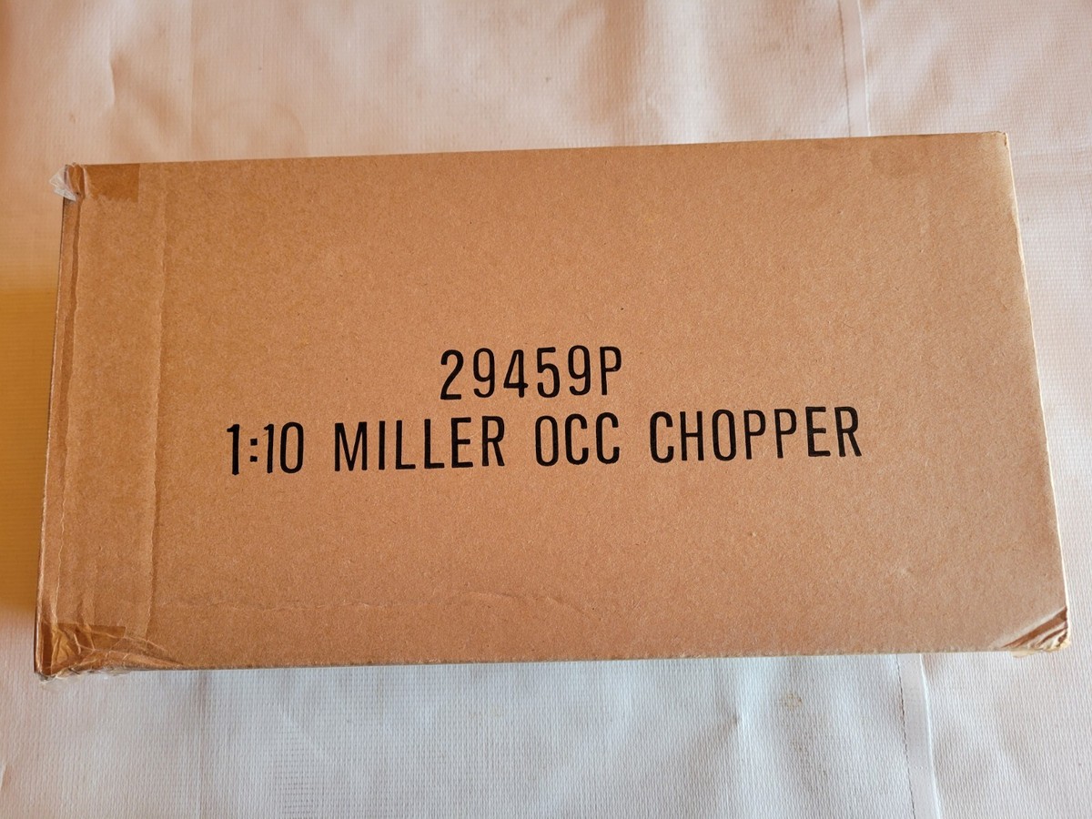 Miller/Orange County Choppers 75th Anniversary Diecast Bike 1:10 Scale with  COA