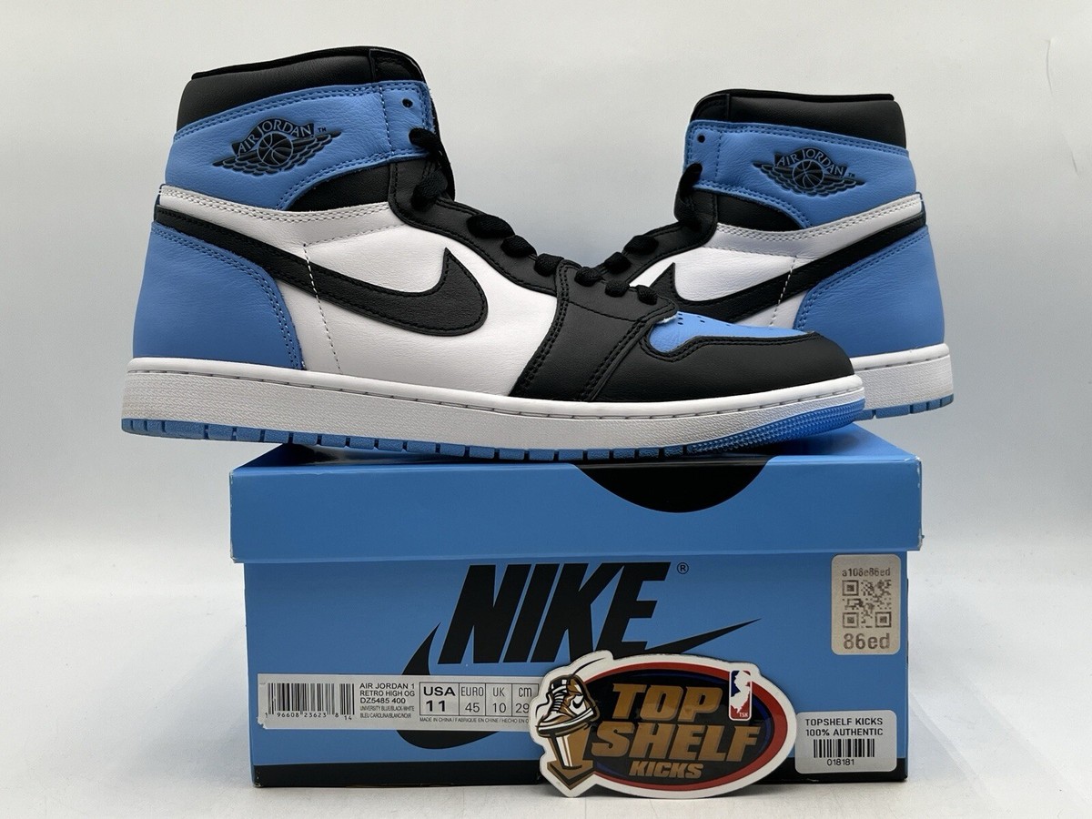 Air Jordan 1 Retro OG High UNC Toe University Size 11 Air Jordan 1 Retro OG High UNC Toe University Size 11