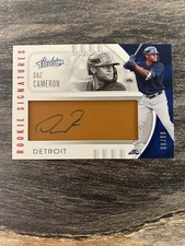 2021 Absolute Rookie Baseball Material Signatures #138 Daz Cameron Auto /99.