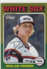 2024 Topps Heritage High Chrome Parallel /699 DECLAN CRONIN RC #337 White Sox