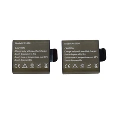 2 x 1050mah Battery For SJCAM SJ4000 SJ5000 / AKASO EK7000 / Brave 4/ APEMAN