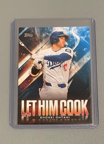 2024 Topps Update Shohei Ohtani Let Him Cook Insert - Blue Parallel! - #LHC-1