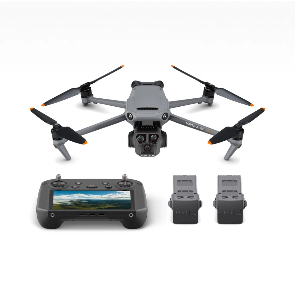 Cine DJI Mavic 3 Pro con el DJI RC Pro (alto brillo) certificado restaurado