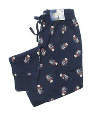 Polo Ralph Lauren Men's Navy Heather Holiday Polo Bear Sleep Jogger Pants
