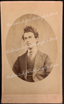 ~1860 s Victorian CDV Photo by Sinclair & Co, London - Named Gentleman SANDERS
