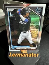 2024 Bowman Chrome Base Andres Valor Miami Marlins Top Product Chase