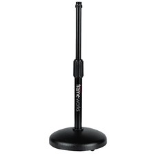 Gator Frameworks Round Base Desktop Podcast Vocal Microphone Mic Stand