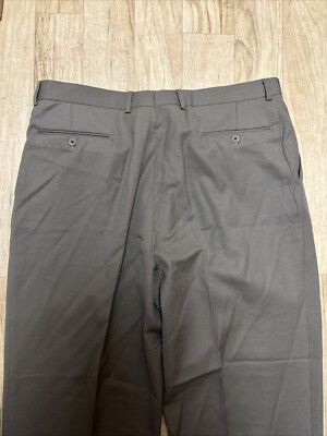 90s GIVENCHY MONSIEUR Wool Slacks USA製 GIVENCHY MONSIEUR Men's Solid Black Slack Dress Pants Made