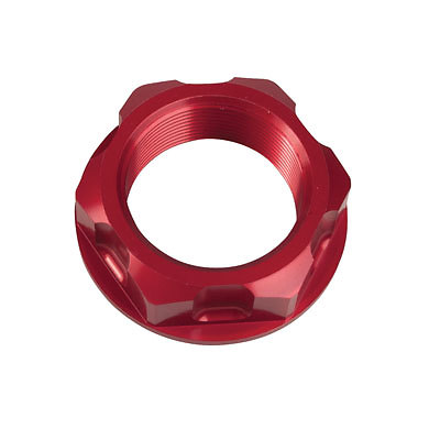 Tusk Billet Aluminum Steering Stem Nut Red for Honda CRF450X 2005-2009