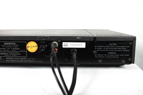VINTAGE ONKYO INTEGRA T-9060 QUARTZ SYNTHESIZED FM STEREO TUNER TESTED WORKING. - Picture 17 of 24