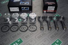 Cp Pistons Manley H Beam Rods Integra Gsr B18c B18c1 81mm 9.81 Sc701514026-4