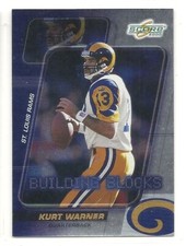 2000 Score Football Building Blocks - #BBO6 - Kurt Warner - St. Louis Rams