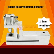 Round Hole Pneumatic Puncher BOPP Plastic PP Film Bag Punching Machine 2-10MM