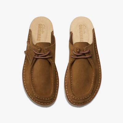 Clarks Men's DSRTNomad Mule Cola Suede 26175863 | eBay