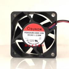 SUNON PE60252B3-000C-G99 6025 24V 2.50W 6CM frequency converter cooling fan