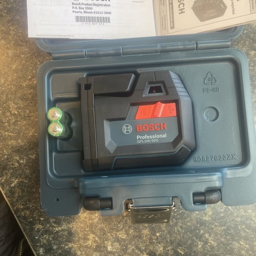 Bosch GPL100-50G 5-Point Self-Leveling Laser 125ft with VisiMax Technology NEW - Picture 7 of 18