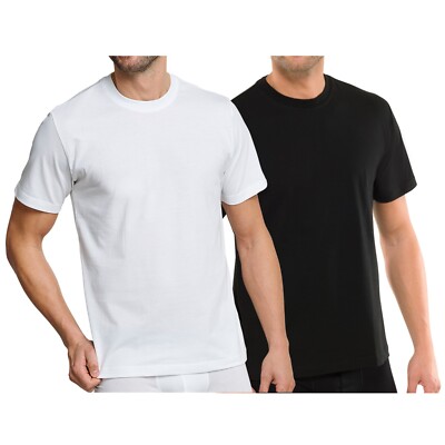 SCHIESSER Herren T-Shirts American Rundhals reine Baumwolle | 2er oder 4er Pack
