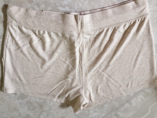 NEW STARS ABOVE PAJAMA SHORTS WOMEN 2X Beige Pockets Stretch Lounge Sleep Wear - Imagen 2 de 3