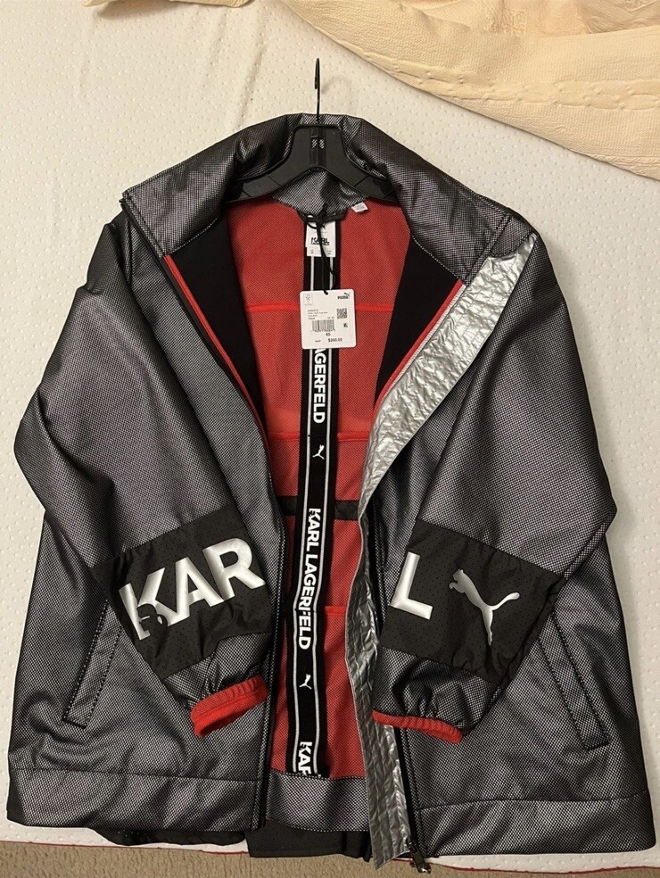 PUMA x KARL LAGERFELD Outerwear Womens Jacket Size XS | eBay