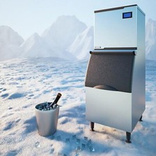 Ice Machine Full-Auto 250KG Commercial Ice Maker Fully Automatic Ice Maker 110V