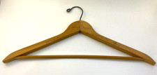 Vintage Hilton Hotels 18.5" Wood Wooden Coat Suit Hanger