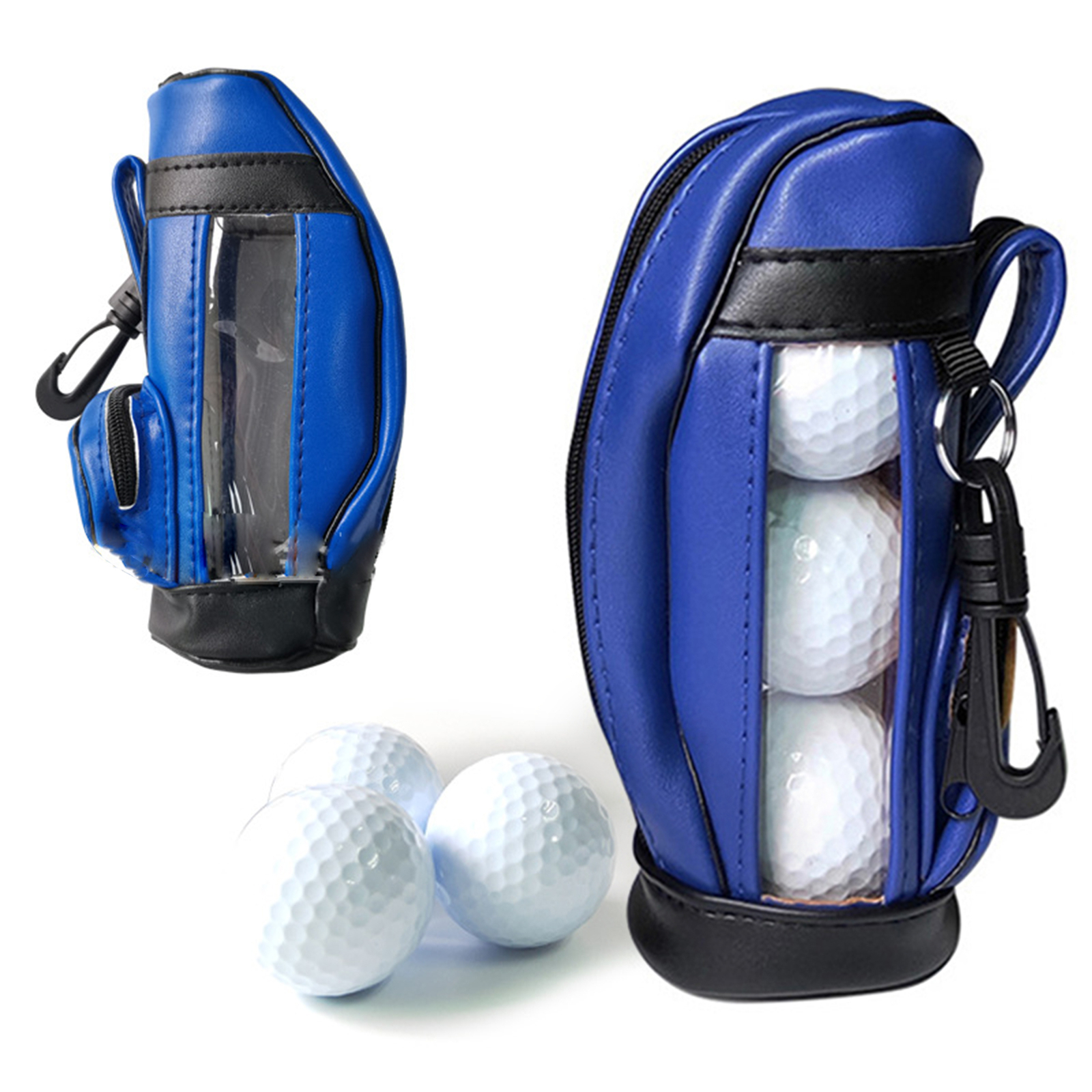 1 Set Golf Ball Carry Bag Antiscratch Save Space Golf Ball Waist Bag