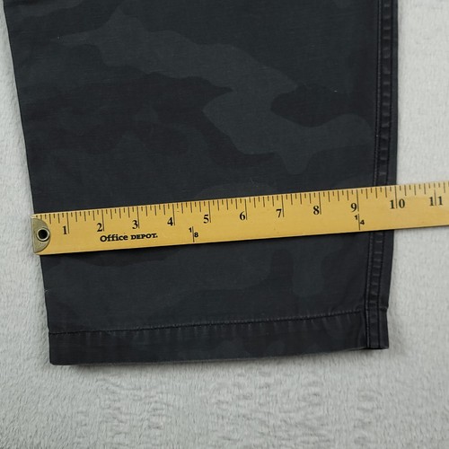 Vintage Effekt Cargo Pants Mens 34 Gray Camo Cotton Relaxed Baggie Fit Y2K - Picture 8 of 23