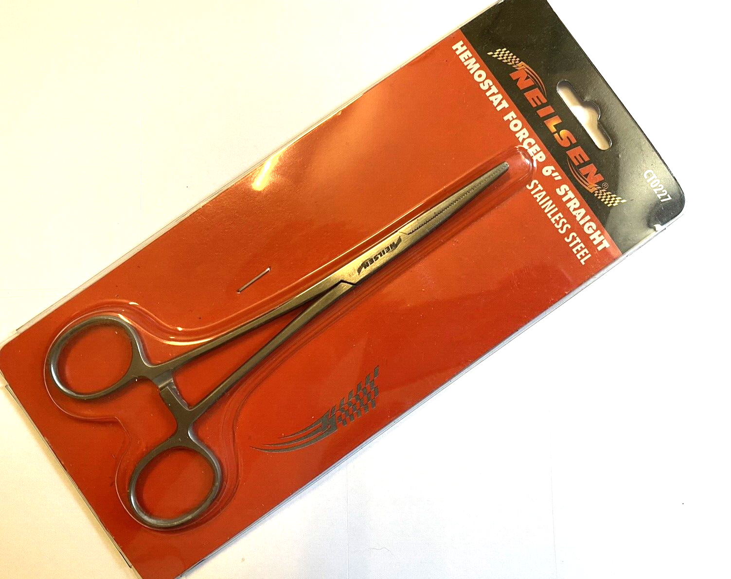 6"" Stainless Steel Straight Forceps - Hemostat/Tweezers CT0227
