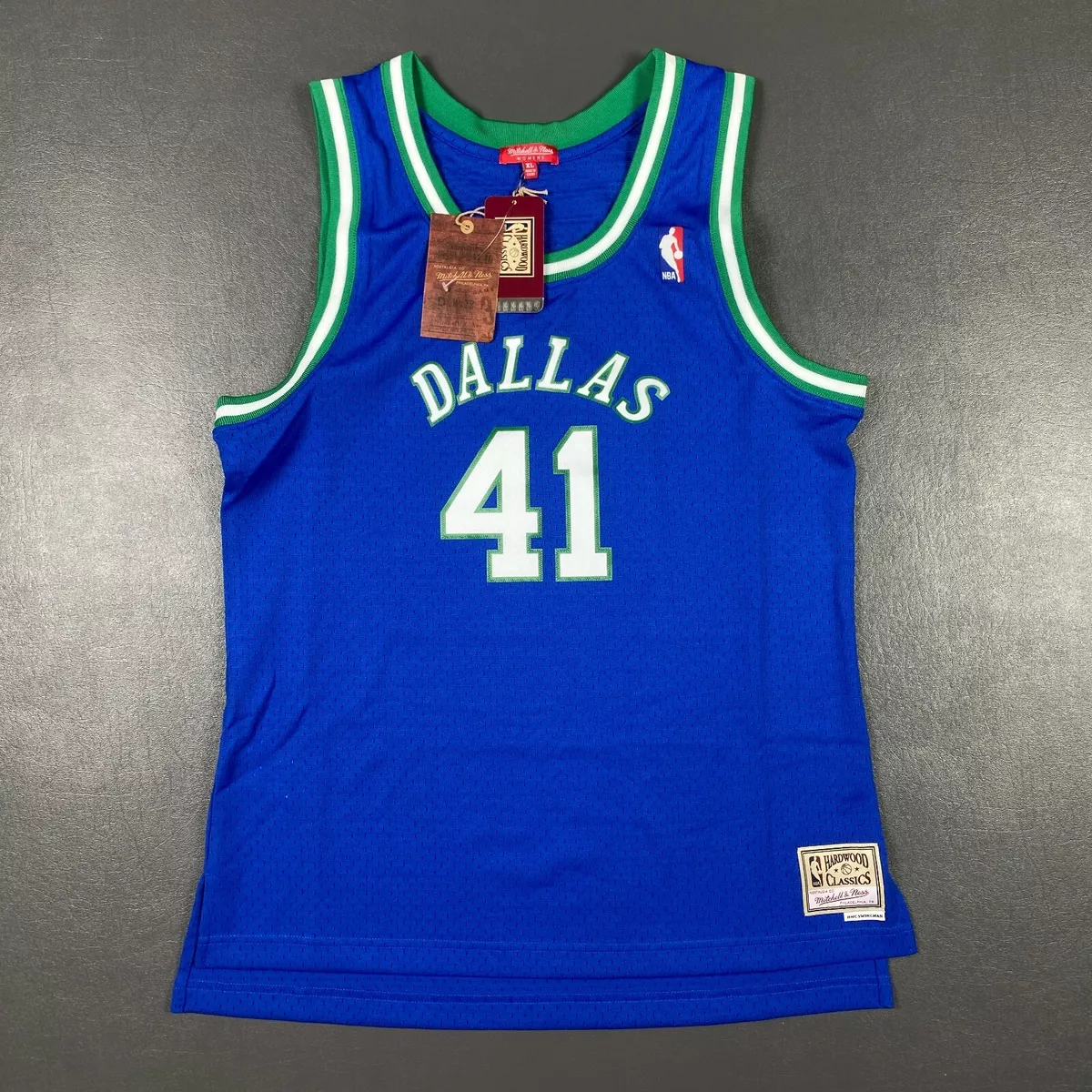 Dirk Nowitzki Dallas Mavericks Mitchell & Ness Hardwood Classics Swingman Jersey - White