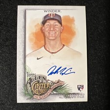 2022 ALLEN & GINTER  JOSH WINDER ROOKIE CERTIFIED AUTOGRAPH  TWINS