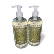 Crabtree Evelyn Olive Oil Hand Wash 2 Pack 16.9 oz Each Nourishing Moistur