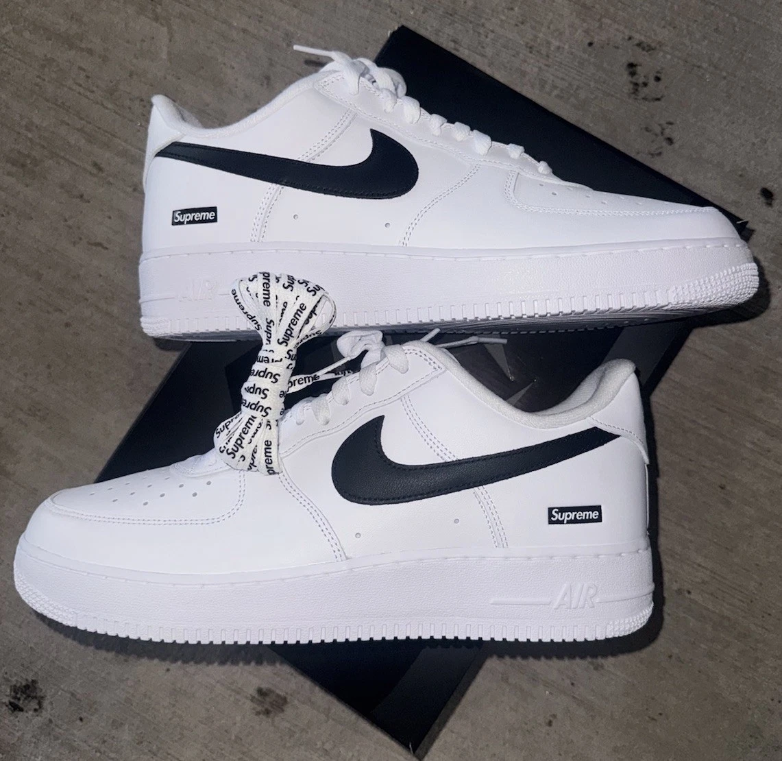 Las mejores ofertas en Nike Air Force 1 Supreme White | eBay