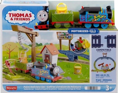Thomas die Kleine Lokomotive Eisenbahn Set Gleise Lieferung Farben