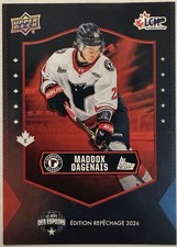 Maddox Dagenais Rookie 2025 Upper Deck Chl USA Prospects Challenge #PC-MD Red RC