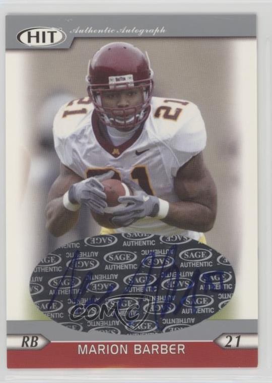2005 SAGE Hit Silver Marion Barber III #A20 Rookie Auto RC 0ot