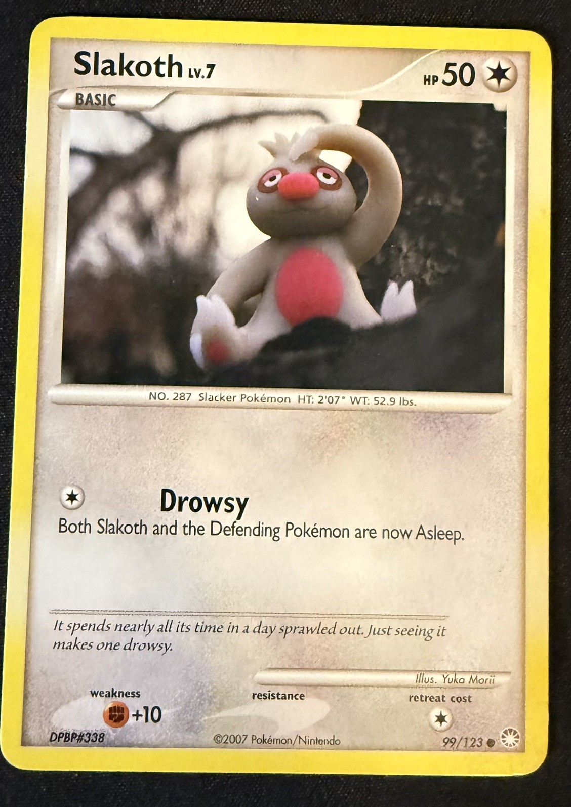 Slakoth 99/123 - Mysterious Treasures - Pokemon Card