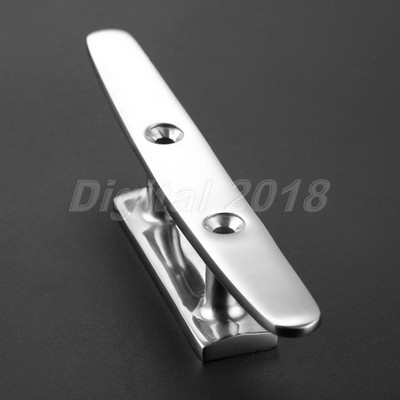 Durable Boat Cleat 316 Stainless Steel Polishing 150mm Silver Marine Hardware