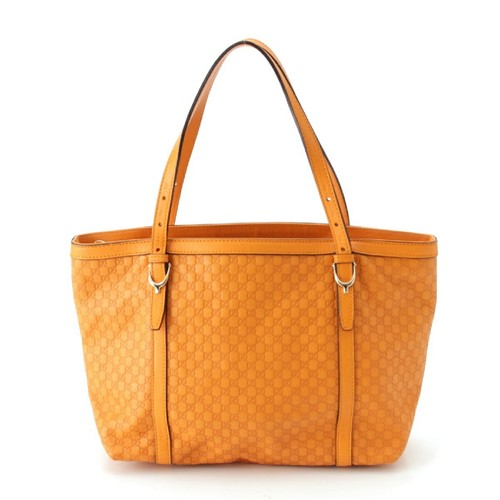 Gucci Guccissima GG Leather Tote Bag Orange - Picture 1 of 1