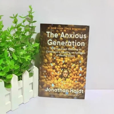 The Anxious Generation Books for Teen Mental Health by Jonathan Haidt