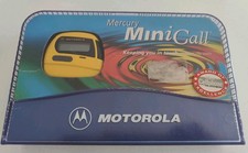 Motorola Mercury MiniCall Pager. Echo Yellow. Boxed And Working.